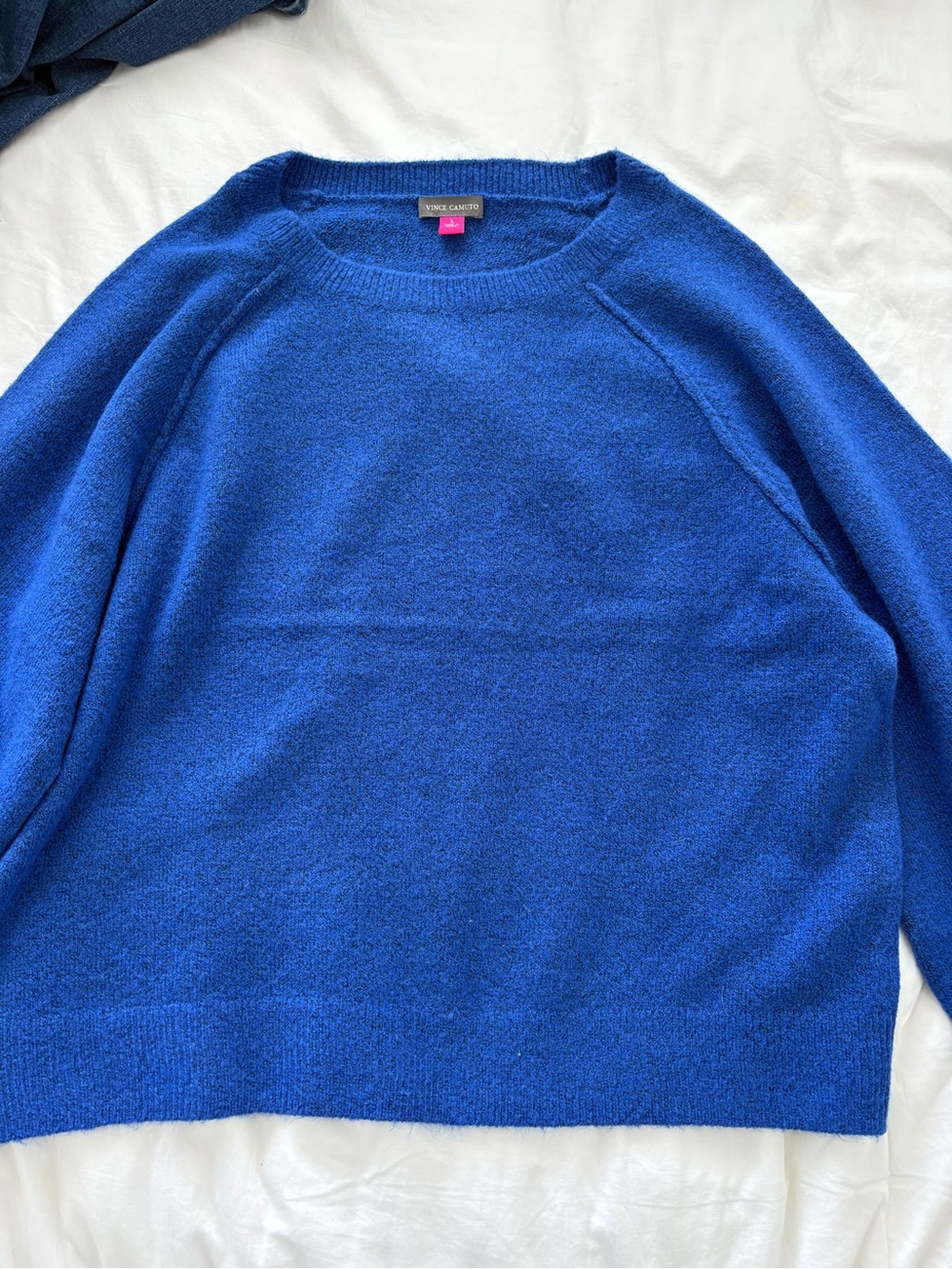 Vince Camuto Dark Blue Crewneck Sweater Size Large NWOT